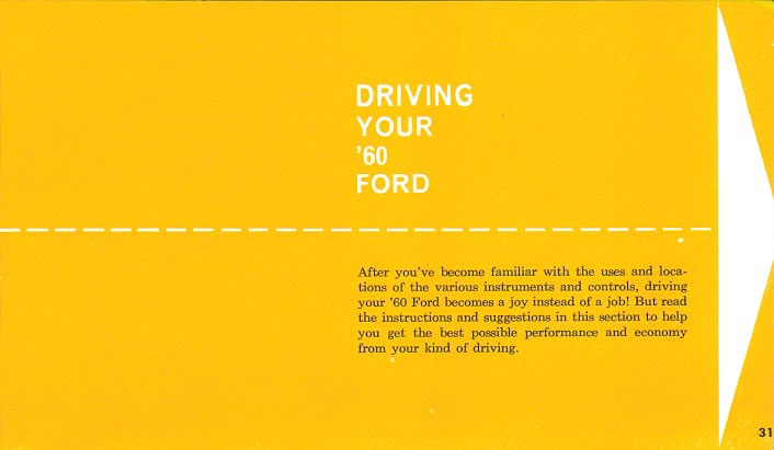 1960 Ford Owners Manual Page 11